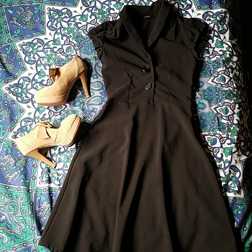Vintage style black dress